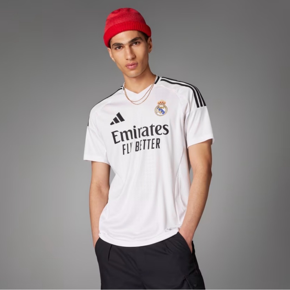 NWT Adidas Real Madrid 2023-24 Home Jersey Kit Men’s Large Soccer